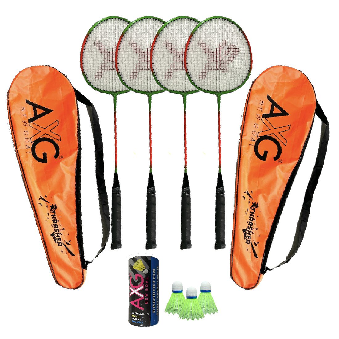 alt="AXG New Goal Thrasher Badminton Set"