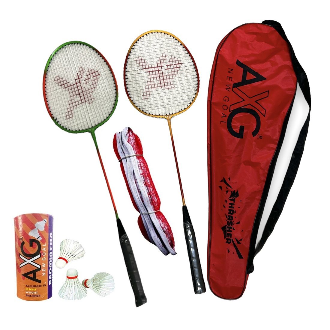 alt="AXG New Goal Thrasher Badminton Set"