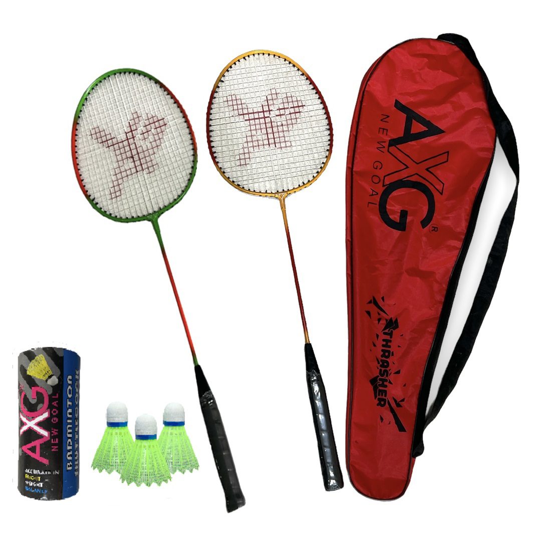 alt="AXG New Goal Thrasher Badminton Set"