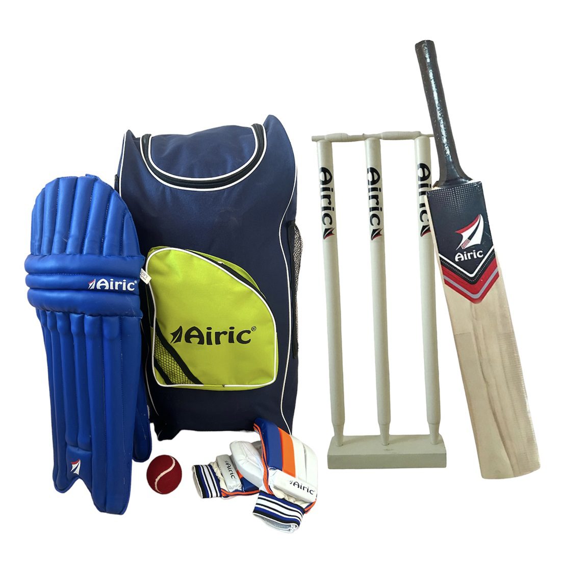 alt="Airic Popular Willow Complete Cricket Kit Combo of 6"