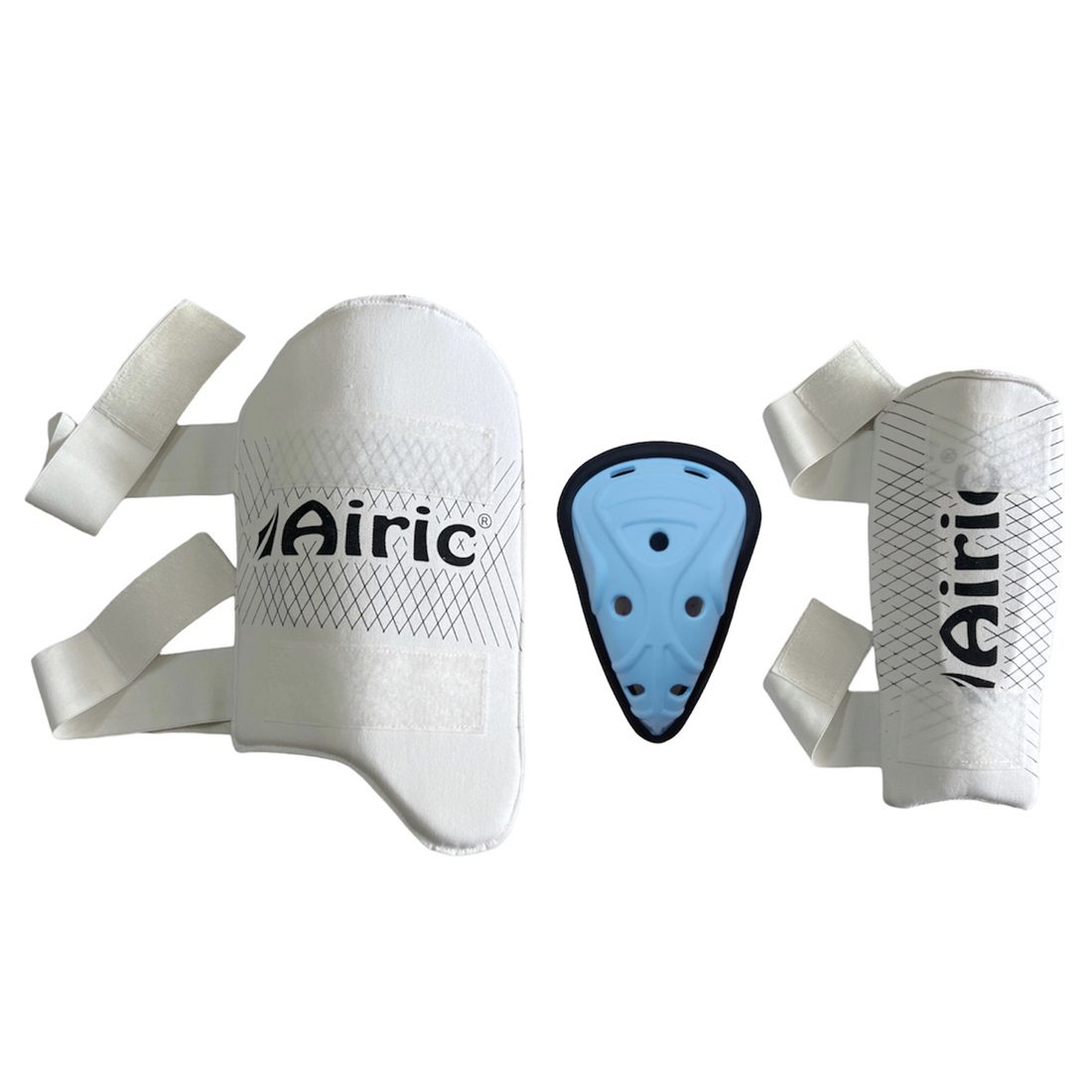 alt="Airic Cricket Thigh, Arm & Groin Guard Combo"