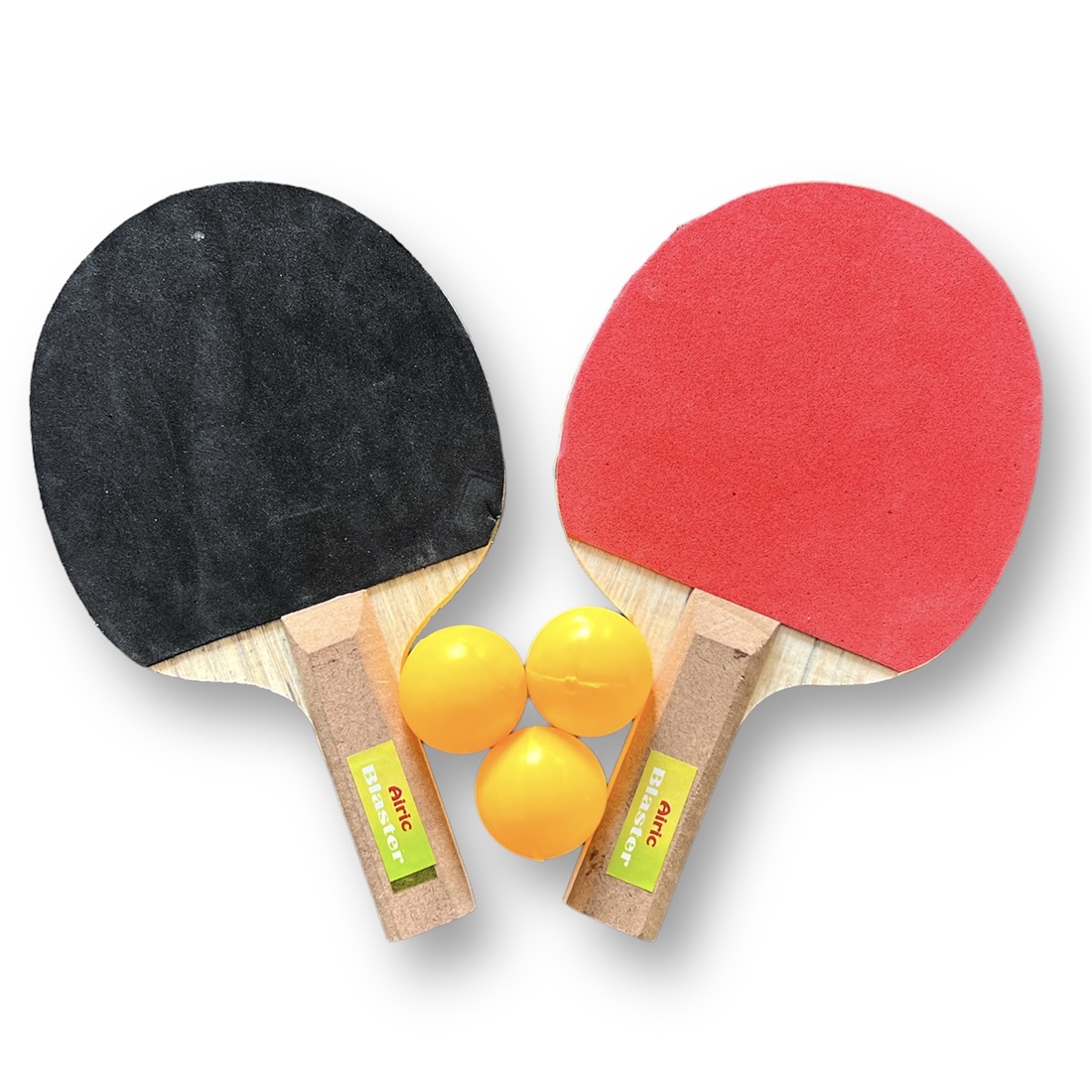 alt="Airic Blaster Table Tennis Racquet with Ball"